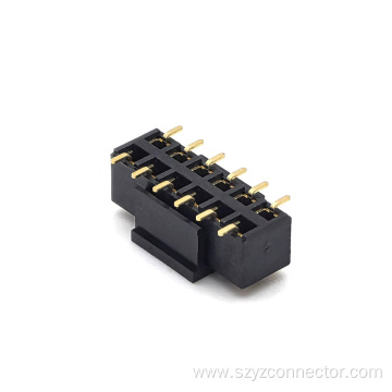 2.54mm Pitch Female Header Dual Row SMT